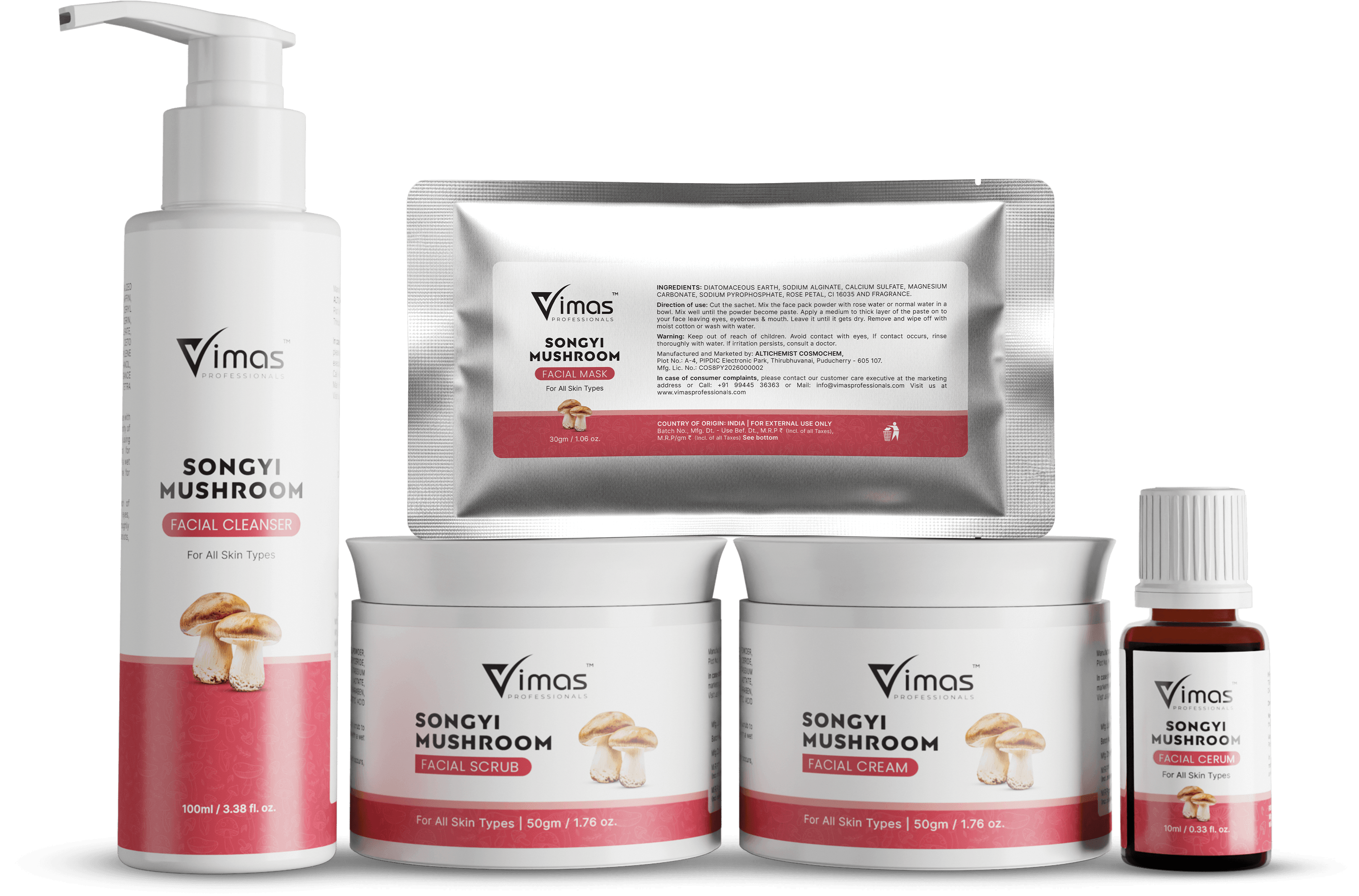 Songyi Mushroom Facial Kit